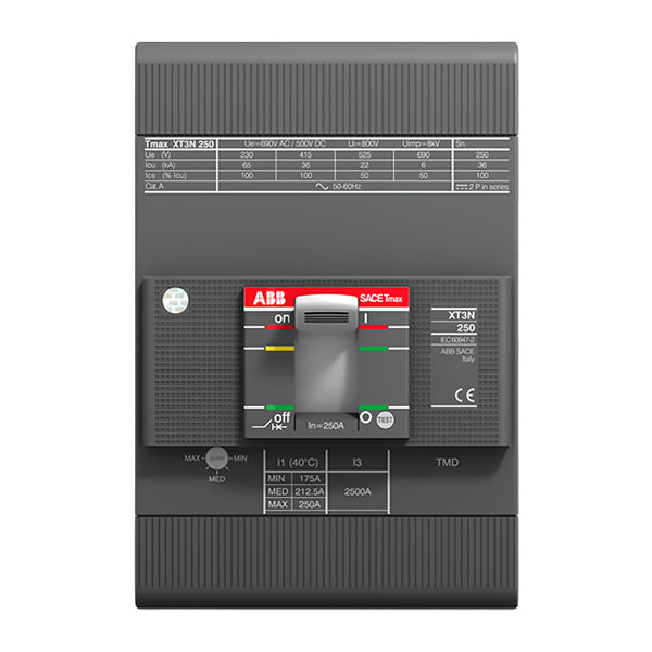 1SDA068059R1 | ABB Tmax XT3N 250 Circuit Breaker