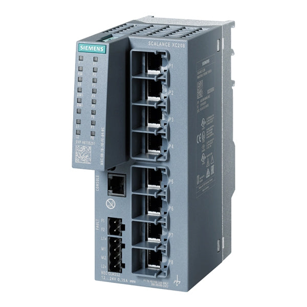 6GK5208-0BA00-2AC2 | Siemens SCALANCE XC208 Managed Layer 2 IE Switch